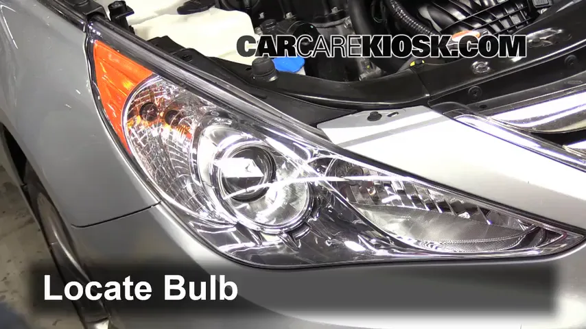 2013 Hyundai Sonata Limited 2.0L 4 Cyl. Turbo Lights Turn Signal - Front (replace bulb)